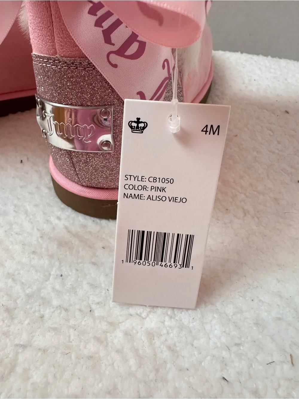 Girl’s Juicy Couture Pink Boots